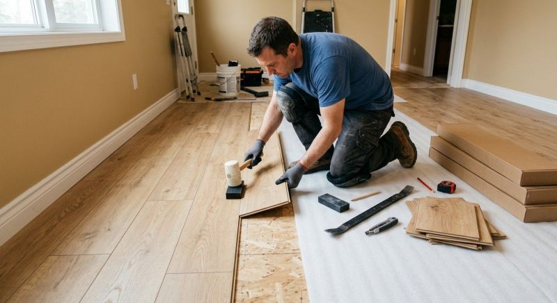 Laminate Floor Installation in Anna, TX