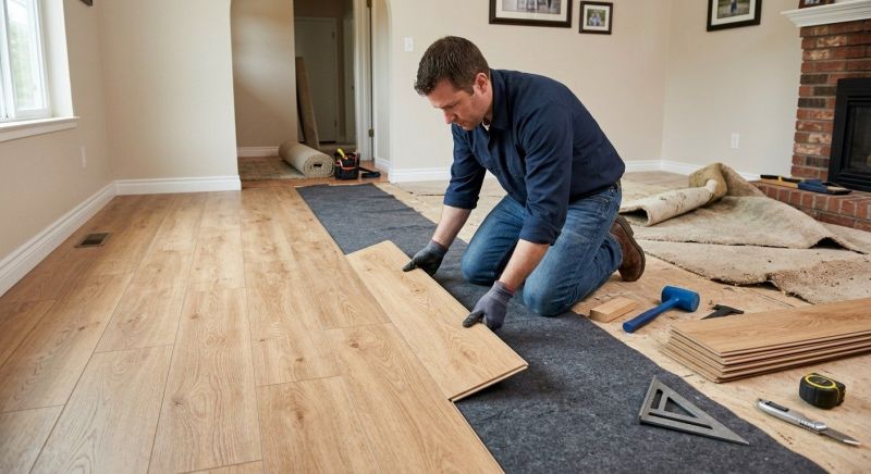 Laminate Floor Remodeling in Frisco, TX