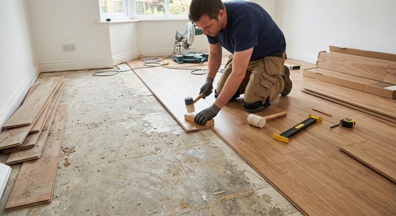 Laminate Floor Replacement in Denton County, TX