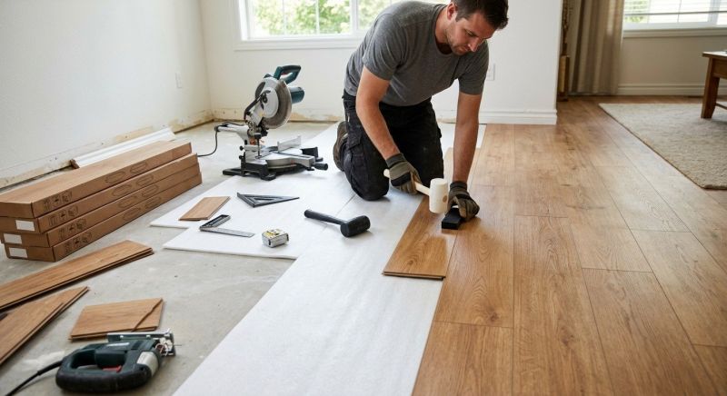 Laminate Floor Replacement in Farmersville, TX
