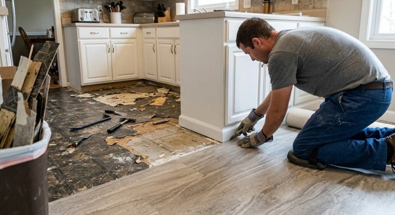 Linoleum Floor Installation in Denton, TX