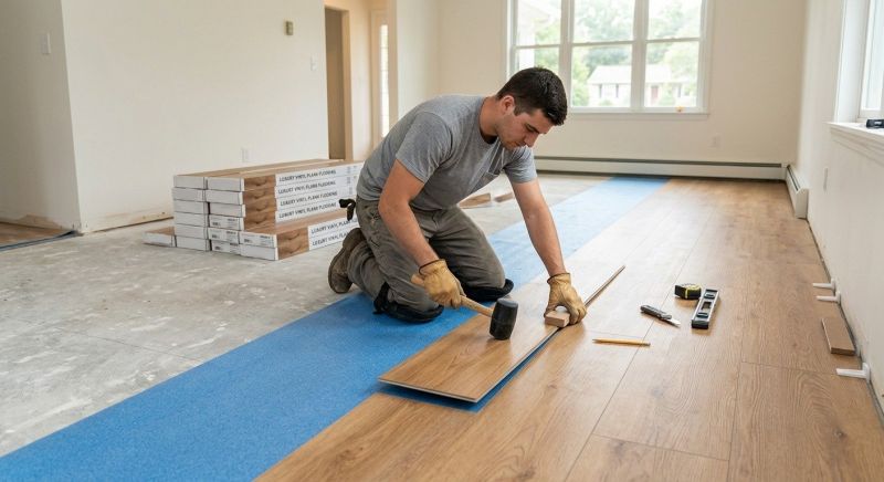 Lvt Flooring Installation in Collin County, TX