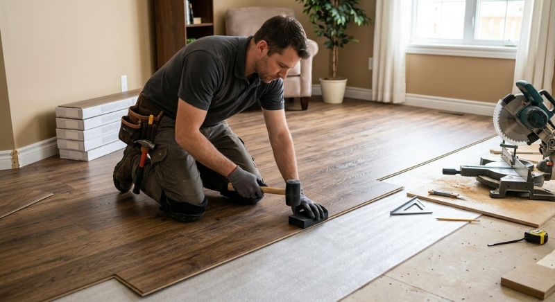 Plank Laminate Installation in Frisco, TX