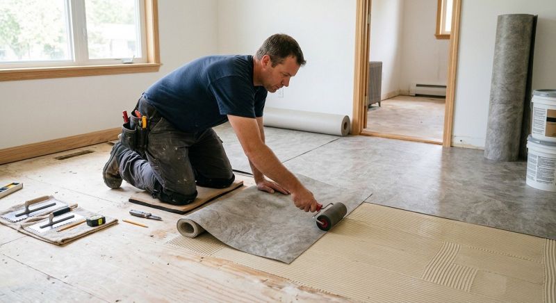 Sheet Flooring Installation in Aubrey, TX