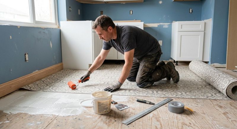 Sheet Flooring Installation in Grapevine, TX