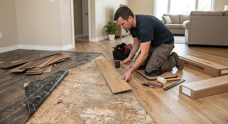 Vinyl Floor Replacement in Frisco, TX