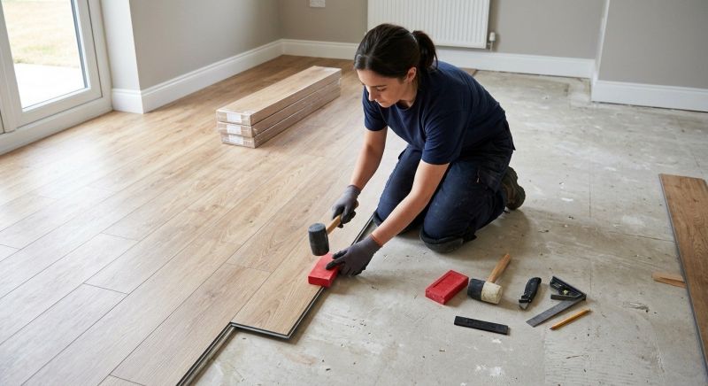 Vinyl Plank Floor Installation in Frisco, TX
